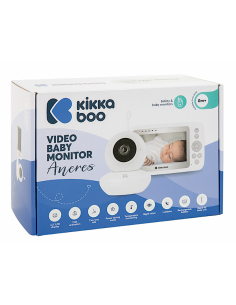 BABY MONITOR: vendita online Kikkaboo Video Baby Monitor Aneres - Monitoraggio Sicuro e Confortevole per il Tuo Bambino in of...