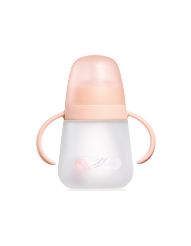 Tazza Morbida in Silicone con Cannuccia e Manici - 270 ml - Pesca - shopincasa.it