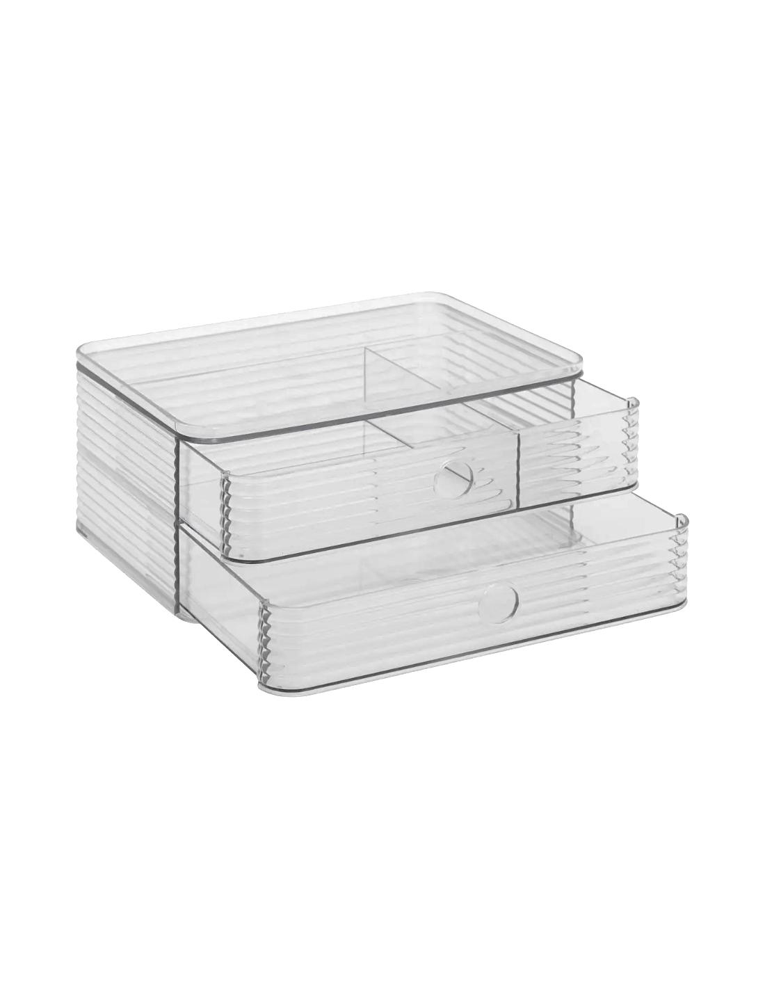 5five Organizzatore per cassetti Plastor trasparente 23,3 x 10,5 cm | Shopincasa