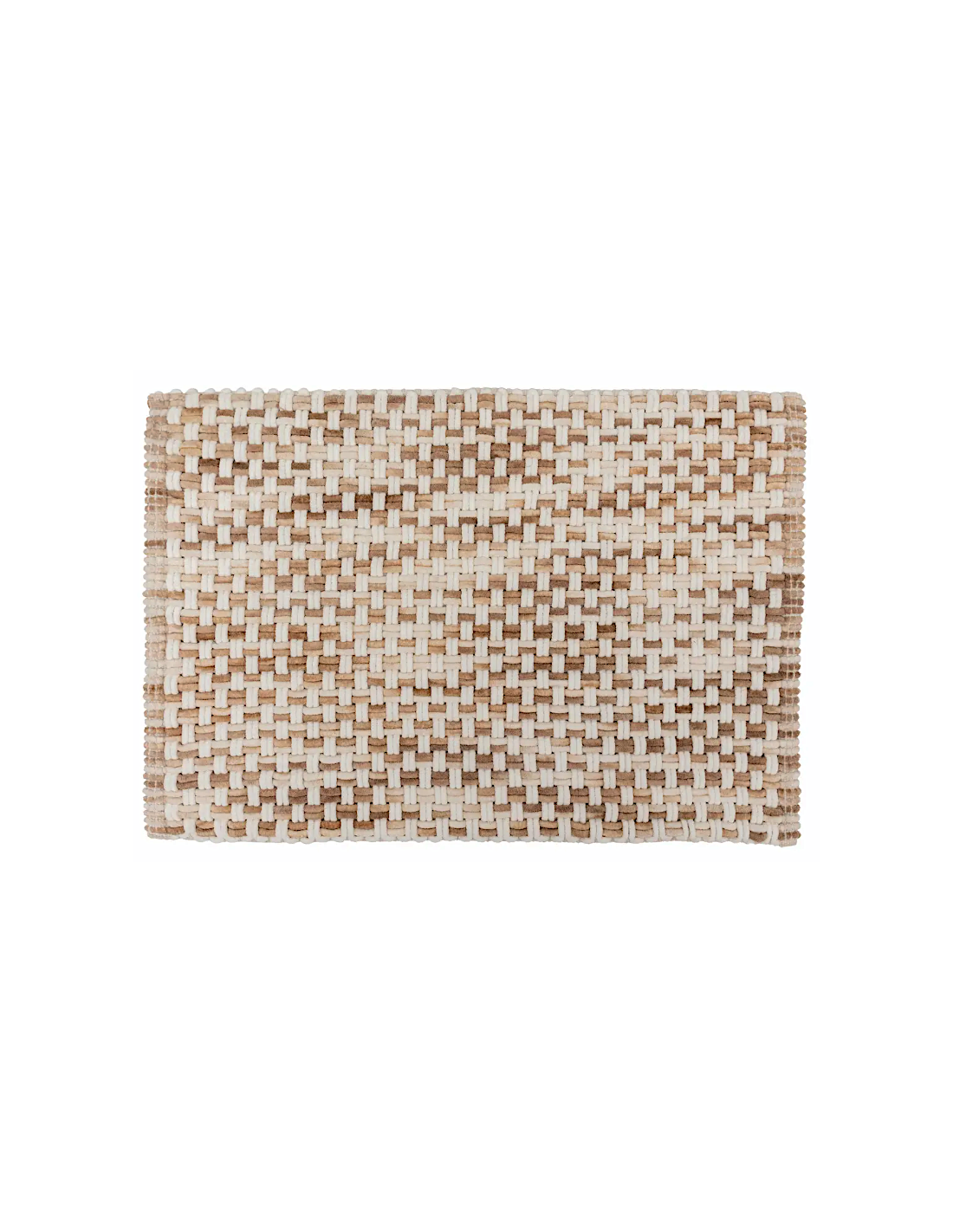 Tappeto da bagno intrecciato 5five taupe 50x75 cm - shopincasa.it
