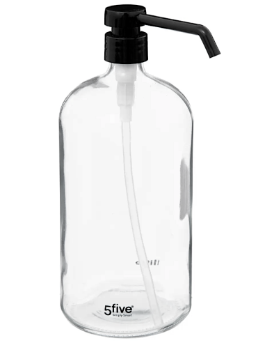 DISPENSER SAPONE 174797A VETRO 1LT TRASPARENTE