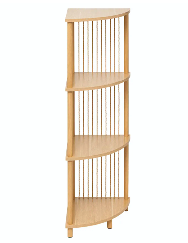 MENSOLA ANGOLARE 193641 KORD 4 PIANI 34X34X110CM MDF