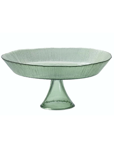alzata Ekol verde in vetro Brandani 31 cm | shopincasa.it