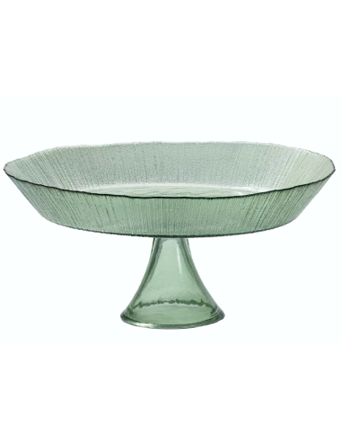 alzata Ekol verde in vetro Brandani 31 cm | shopincasa.it