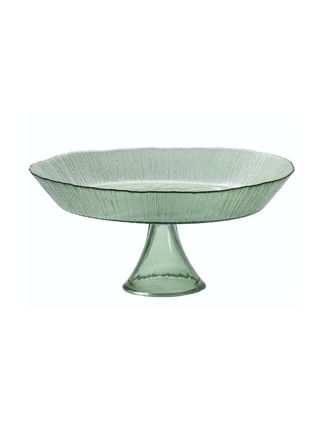 alzata Ekol verde in vetro Brandani 31 cm | shopincasa.it