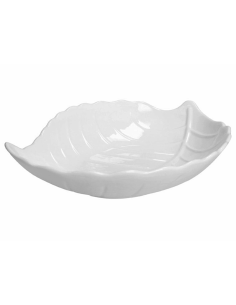 Brandani Ciotola Foglia d’Alloro Porcellana 31x22x6 cm | shopincasa.it