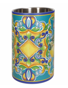 52467 GLACETTE CITRUS INOX BORDO BLU