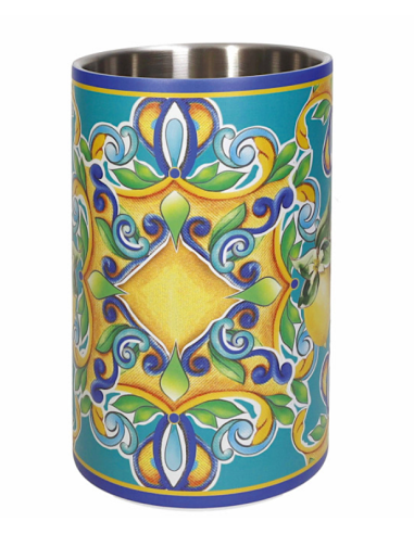 52467 GLACETTE CITRUS INOX BORDO BLU