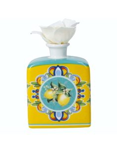 52784 DIFFUSORE FRAGRANZA CITRUS GIALLO PORCELLANA