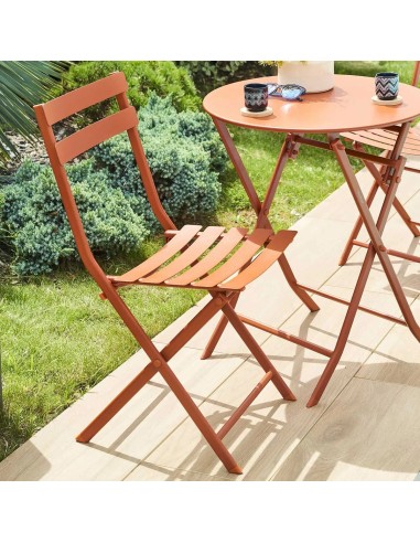 SEDIE E POLTRONE: vendita online Sedia da Giardino Pieghevole "Greensboro", Colore Ambra, Acciaio Trattato con Resina, Pratic...