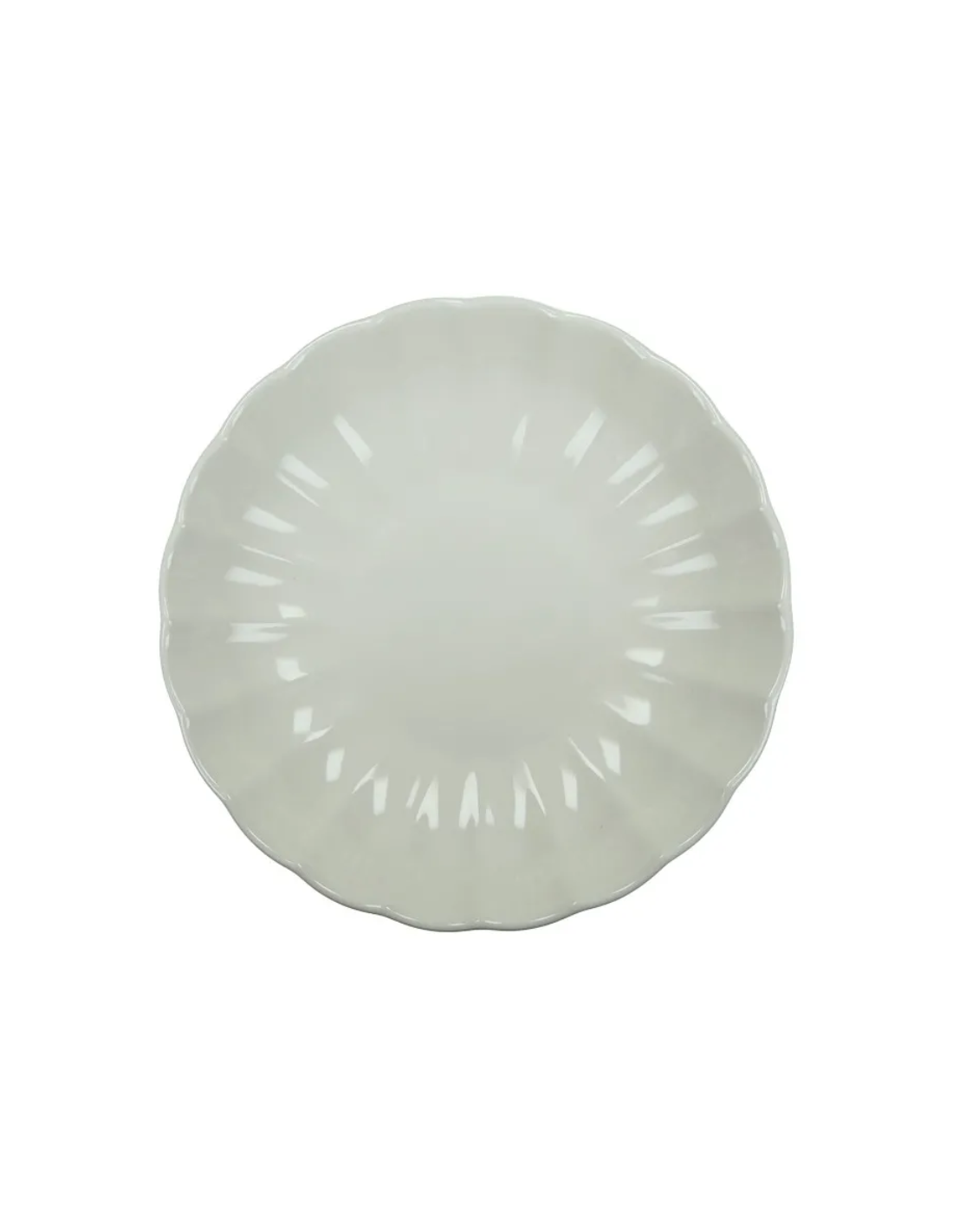 Set 6 Piatti Fondi Calipso Avorio Brandani - shopincasa.it