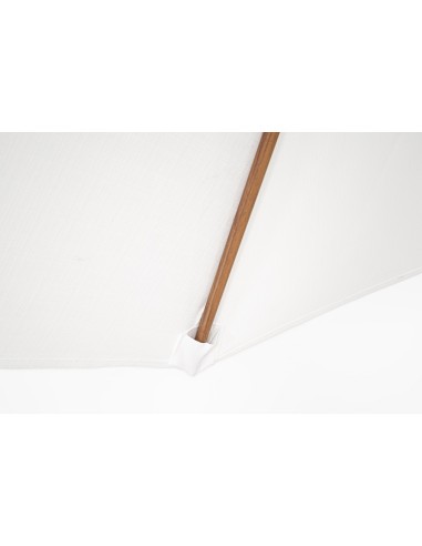 GAZEBO E OMBRELLONI: vendita online Ombrellone Palinuro 3m Bianco/Naturale con Snodo, Struttura in Acciaio Trattato (base non...