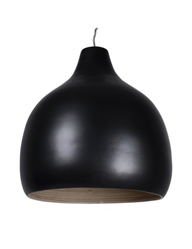LAMPADARIO 141316 NERO 33X35CM BAMBOO