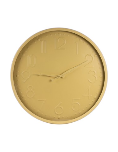 OROLOGIO PARETE 141141 GIALLO D60CM METALLO