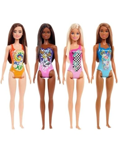 GIOCATTOLO PUBBLICIZZATO: vendita online Barbie Bambole Estive, Costumi Colorati, Giochi da Spiaggia, Feste in Piscina, Bambo...