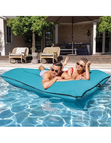 GONFIABILI: vendita online Materassino Sacco Gonfiabile Luxe Lounge, Poltrona Galleggiante per Casa e Piscina, 198x157 cm, Gi...