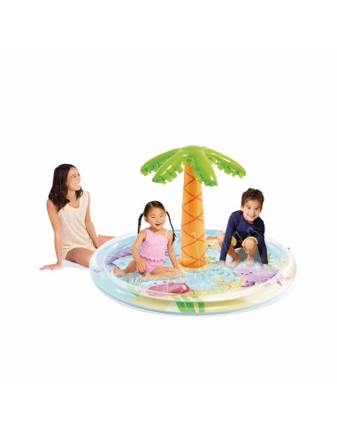 GONFIABILI: vendita online Piscina Gonfiabile Palma con Spruzzo 173x104 cm Intex in offerta