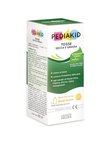 Pediakid Tosse Secca e Grassa Sciroppo – Calma la Gola e Allevia la Tosse | Shopincasa