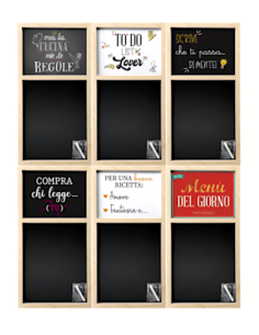 Lavagnetta 110020 in legno 31 x 60 cm assortita | shopincasa.it