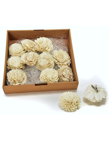 DECORAZIONE FIORE 17836 CON PINZA 10CM ASSORTITO