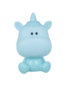 LAMPADA UNICORNO 1420010 CELESTE 19X19X30CM