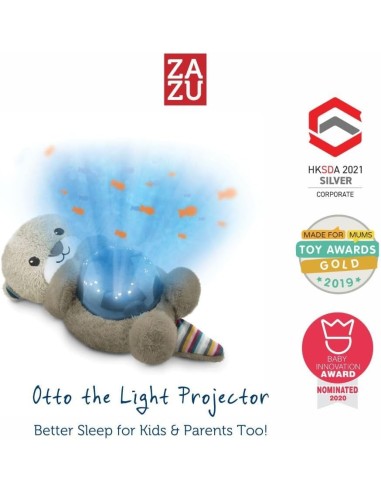 ZAZU Otto la Lontra – Proiettore LED Notturno per Bambini | shopincasa.it