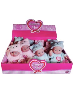 AMORE MIO AMR08000 BAMBOLA ORSETTO 20CM ASSORTITO