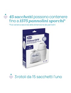 Sacchetti ODOUR OFF Chicco per mangiapannolini – ShopInCasa