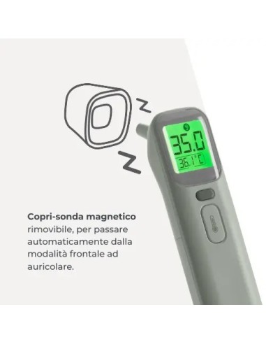 Termometro Digitale Frontale e Auricolare NuvitaMed | Shopincasa