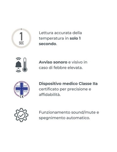 Termometro Digitale Frontale e Auricolare NuvitaMed | Shopincasa