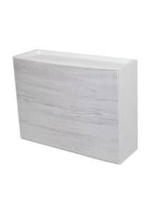 BOX E CONTENITORI SALVASPAZIO: vendita online Scarpiera a parete, bianca, effetto legno, salvaspazio, resina resistente, faci...