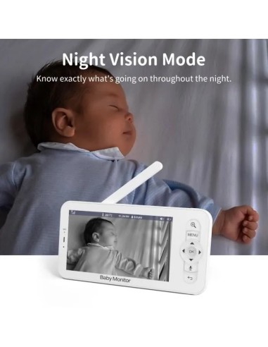 BABY MONITOR: vendita online Kikkaboo Video Baby Monitor Aneres - Monitoraggio Sicuro e Confortevole per il Tuo Bambino in of...