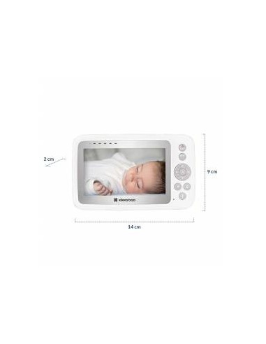 BABY MONITOR: vendita online Kikkaboo Video Baby Monitor Aneres - Monitoraggio Sicuro e Confortevole per il Tuo Bambino in of...