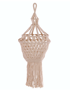 Paralume Cotone e Ferro 30x60 cm per Lampada E27 | shopincasa.it