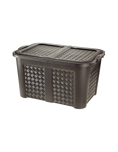 BOX E CONTENITORI SALVASPAZIO: vendita online Tontarelli Baule Arianna, contenitore plastica, 79x55x44 cm, colori assortiti, ...