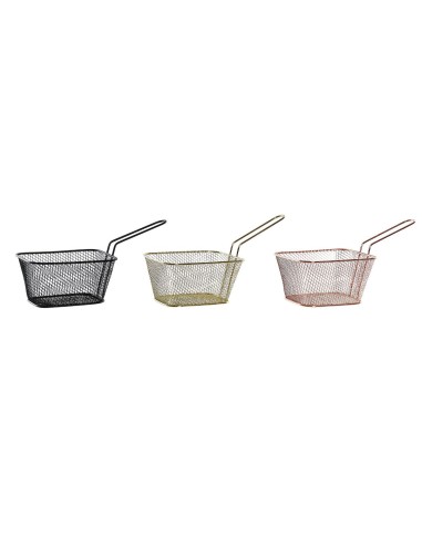CESTELLO PC181166 ACCIAIO 24X11X13CM COLORI ASSORTITI