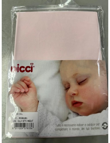 TESSILE: vendita online Lenzuolo Culla Sotto Angolato rosa COLORELLE PICCI in offerta