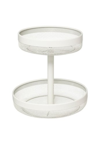 PORTAFRUTTA 189979A MAYAJ 2 LIVELLI METALLO BEIGE