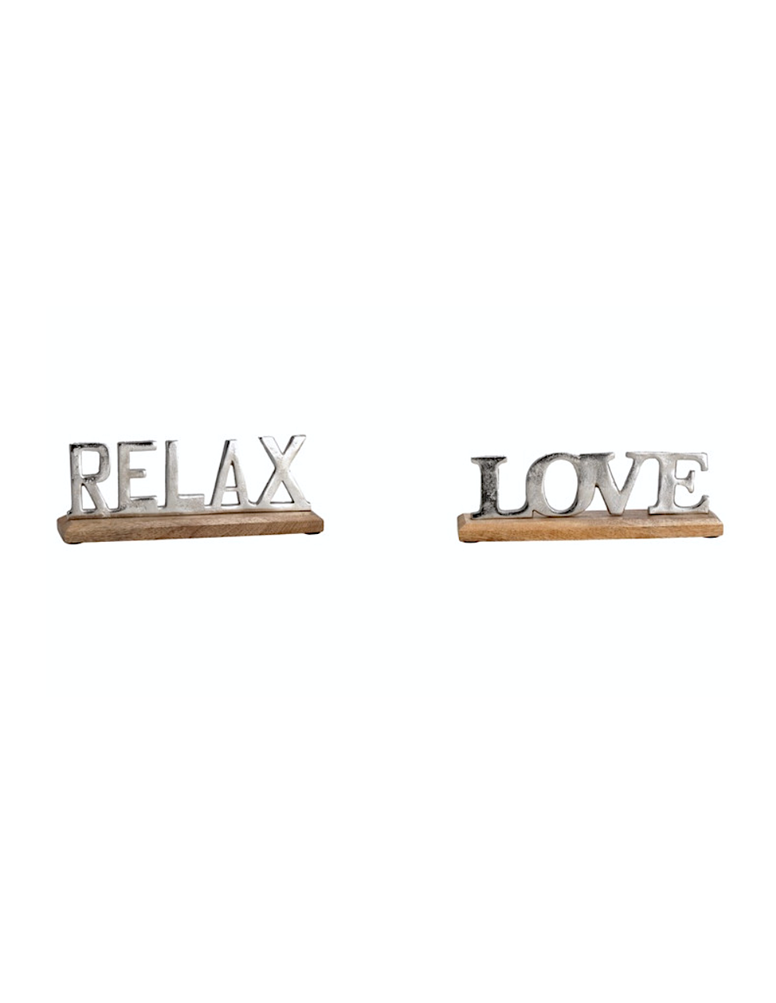 Scritta Love/Relax 27 x 10 cm assortita | shopincasa.it