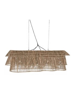 LAMPADARIO LA217883 FIBRA NATURALE 135X40X50CM