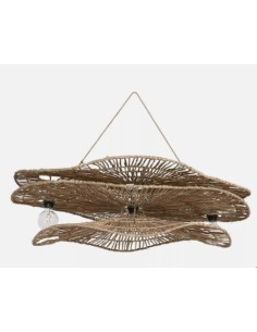LAMPADARIO LA217884 FIBRA NATURALE 112X29X50CM
