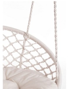 SEDIE E POLTRONE: vendita online Amaca Pensile Tonda Javier Bizzotto, D88x130 cm, Bianco, Cotone e Poliestere, Relax e Stile ... 2