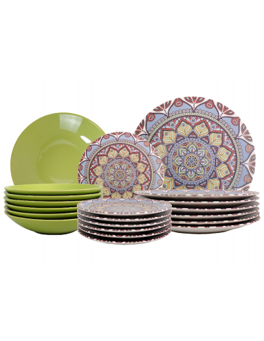 La Porcellana Bianca Servizio Piatti 6 Posti Istanbul 18 Pezzi | shopincasa.it