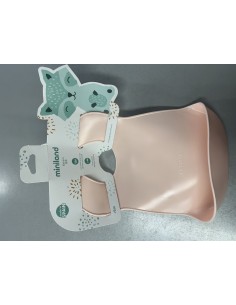Miniland Candy Bavaglino Silicone con Tasca Raccogli Pappa | ShopInCasa.it