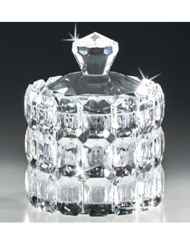 Portagioie Ranoldi Cristallo con Gemme 10x10x12 cm | Shopincasa.it