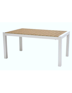 TAVOLO SANTORINI BIANCO 163/223X95CM ALLUNGABILE