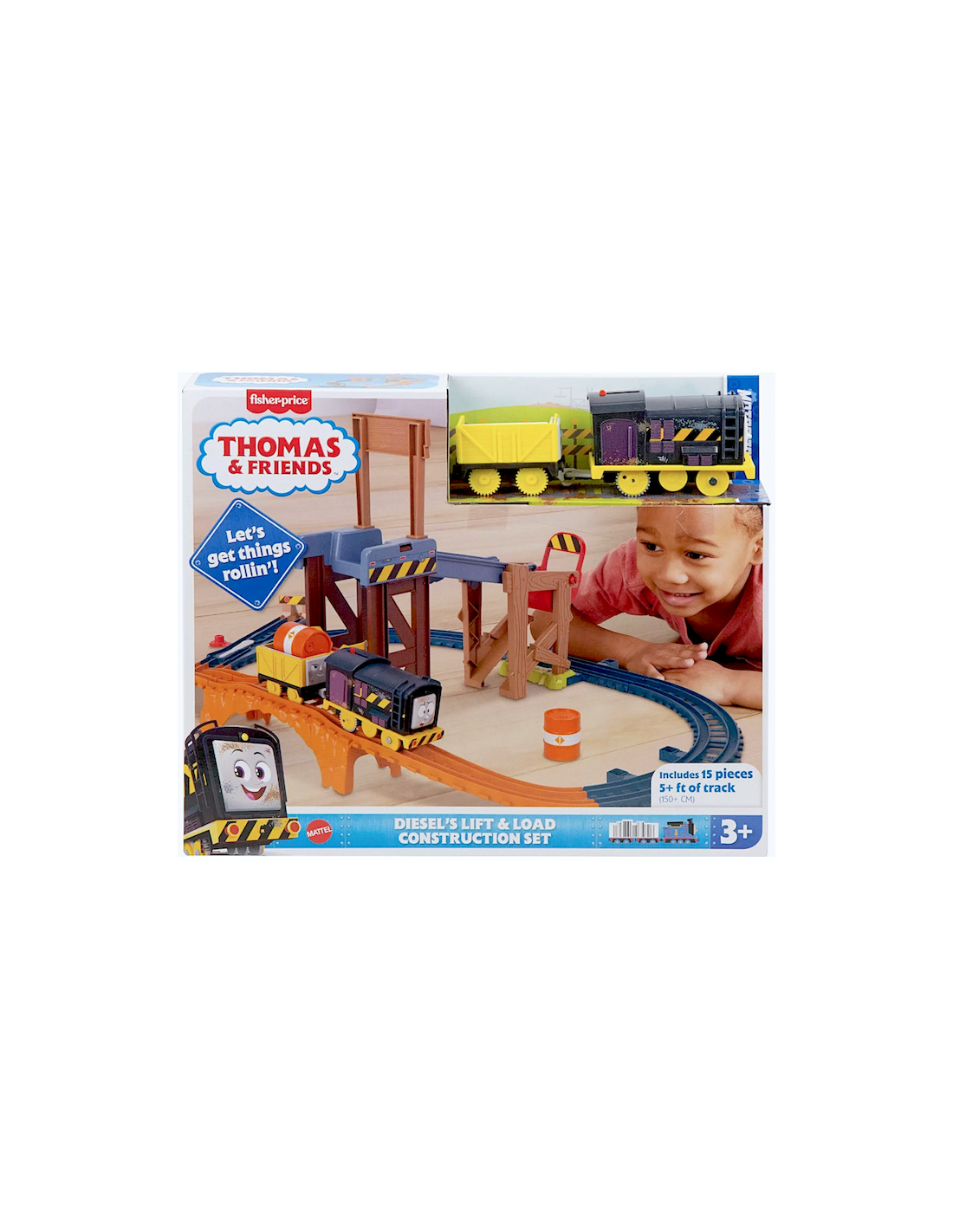 Il Trenino Thomas – Pista Cantiere di Diesel con Veicoli Motorizzati | Shopincasa.it