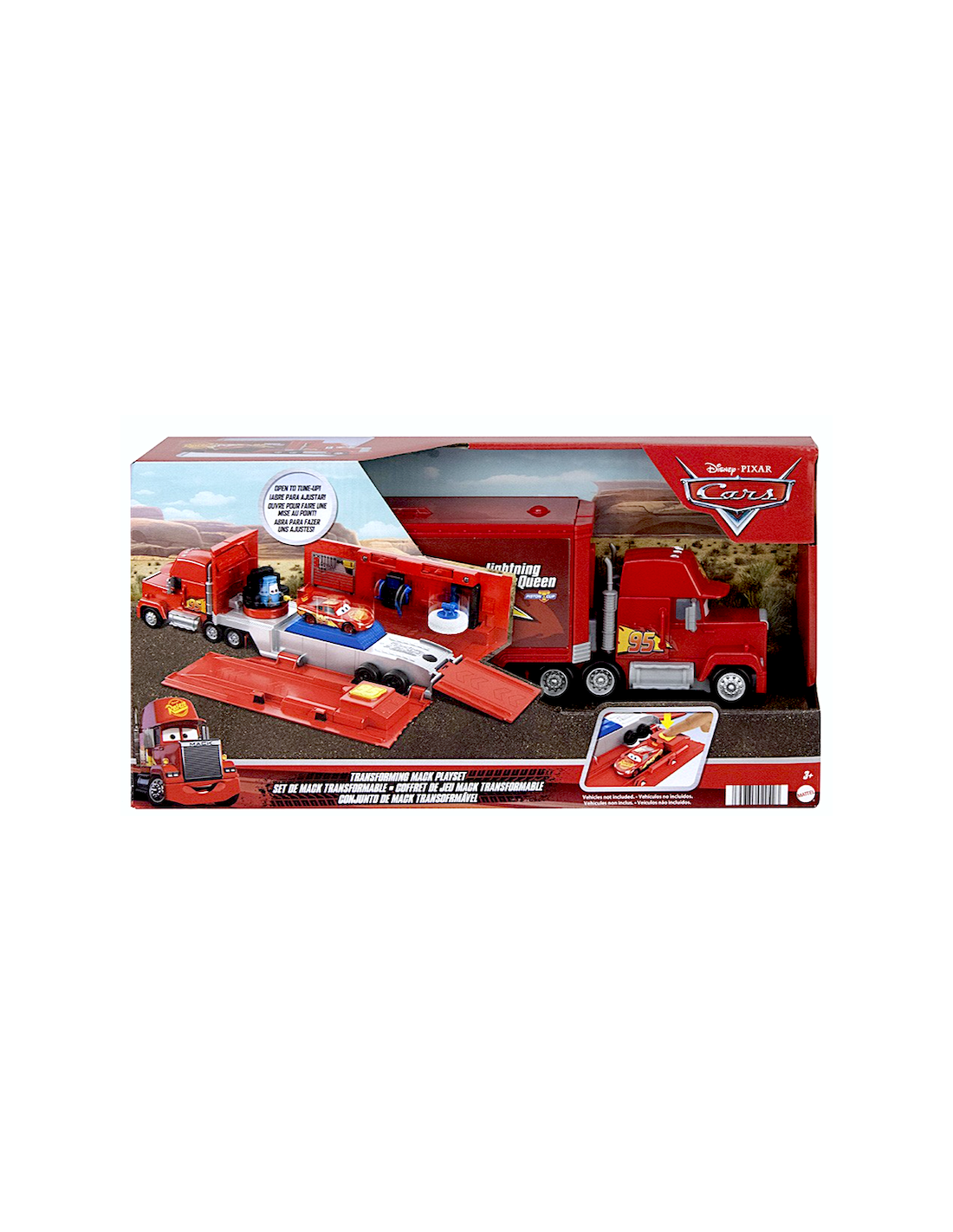 Disney Pixar Cars Mack Trasformabile 2 in 1 Camion e Officina | Shopincasa.it