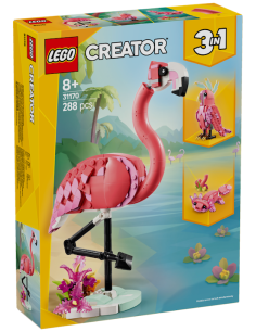 GIOCATTOLO PUBBLICIZZATO: vendita online LEGO CREATOR ANIMALI SELVATICI:FENICOTTERO ROSA in offerta