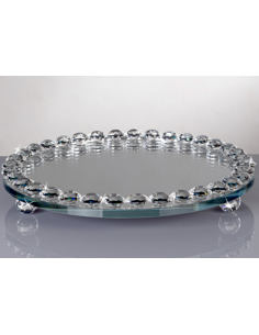 Vassoio Rotondo a Specchio 25 cm | Shopincasa.it